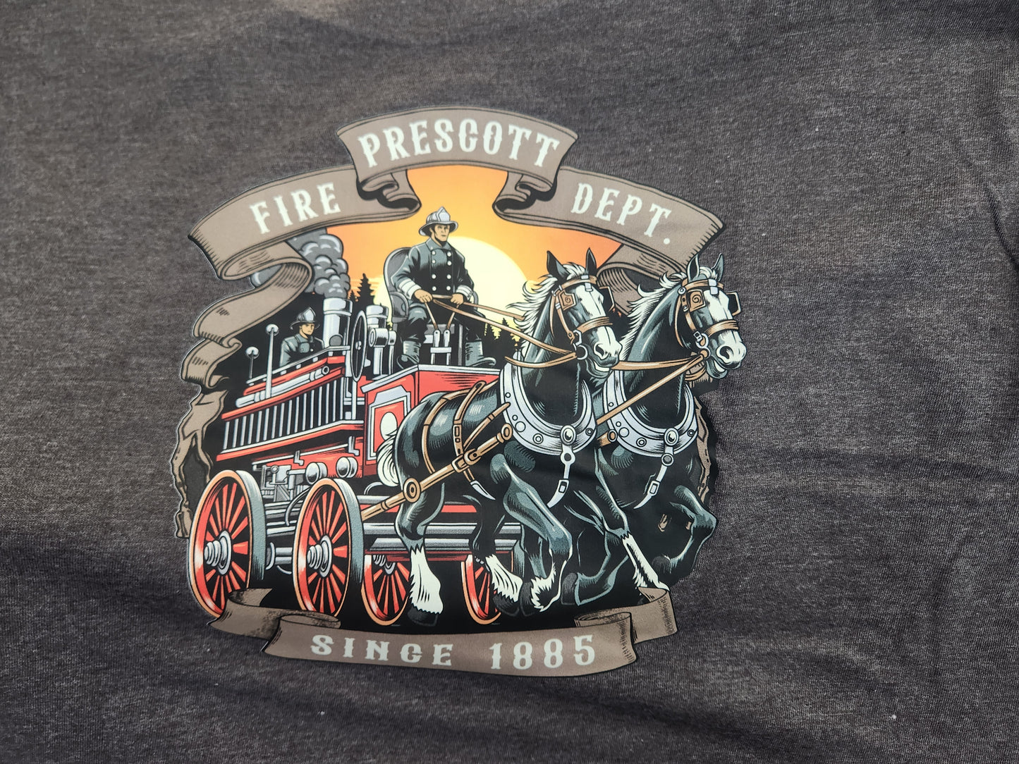 Prescott Fire 1885 Adult Short-Sleeved Tees