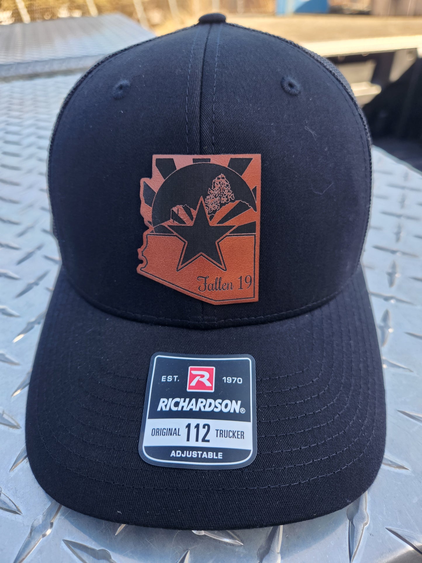 Fallen 19 Leather Patch Snap-Back Hat