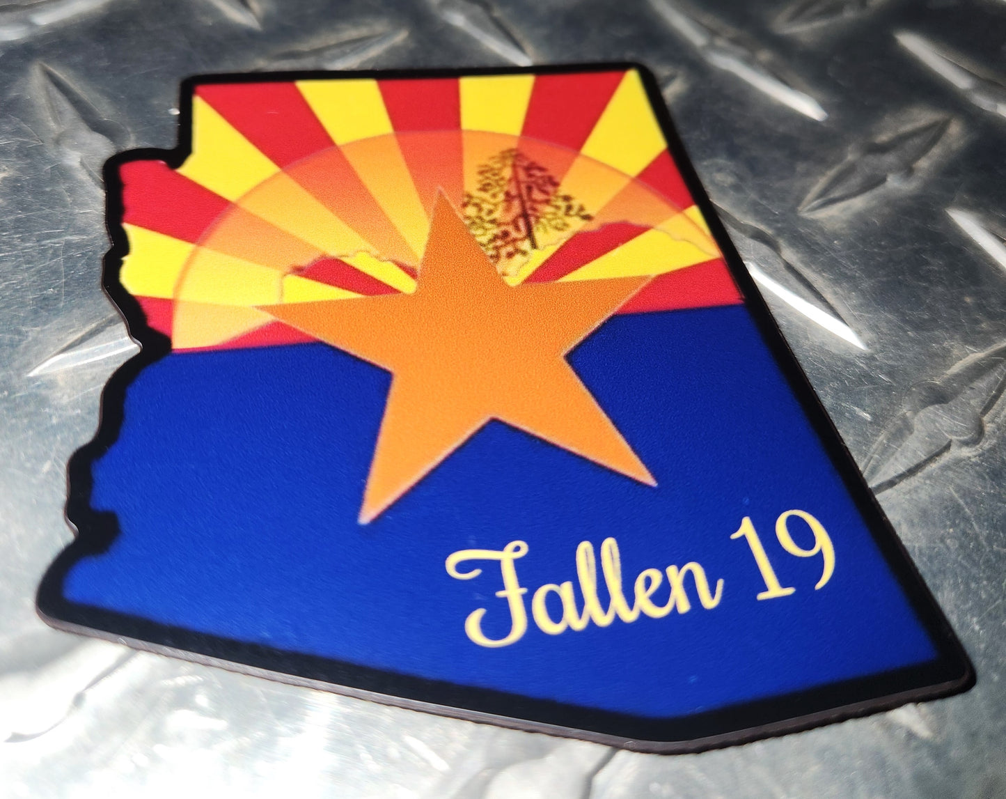 Fallen 19 AZ GMIHS 3" Magnet