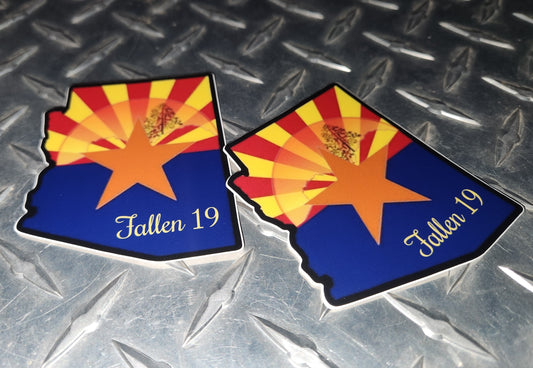 Fallen 19 AZ GMIHS 3" Sticker