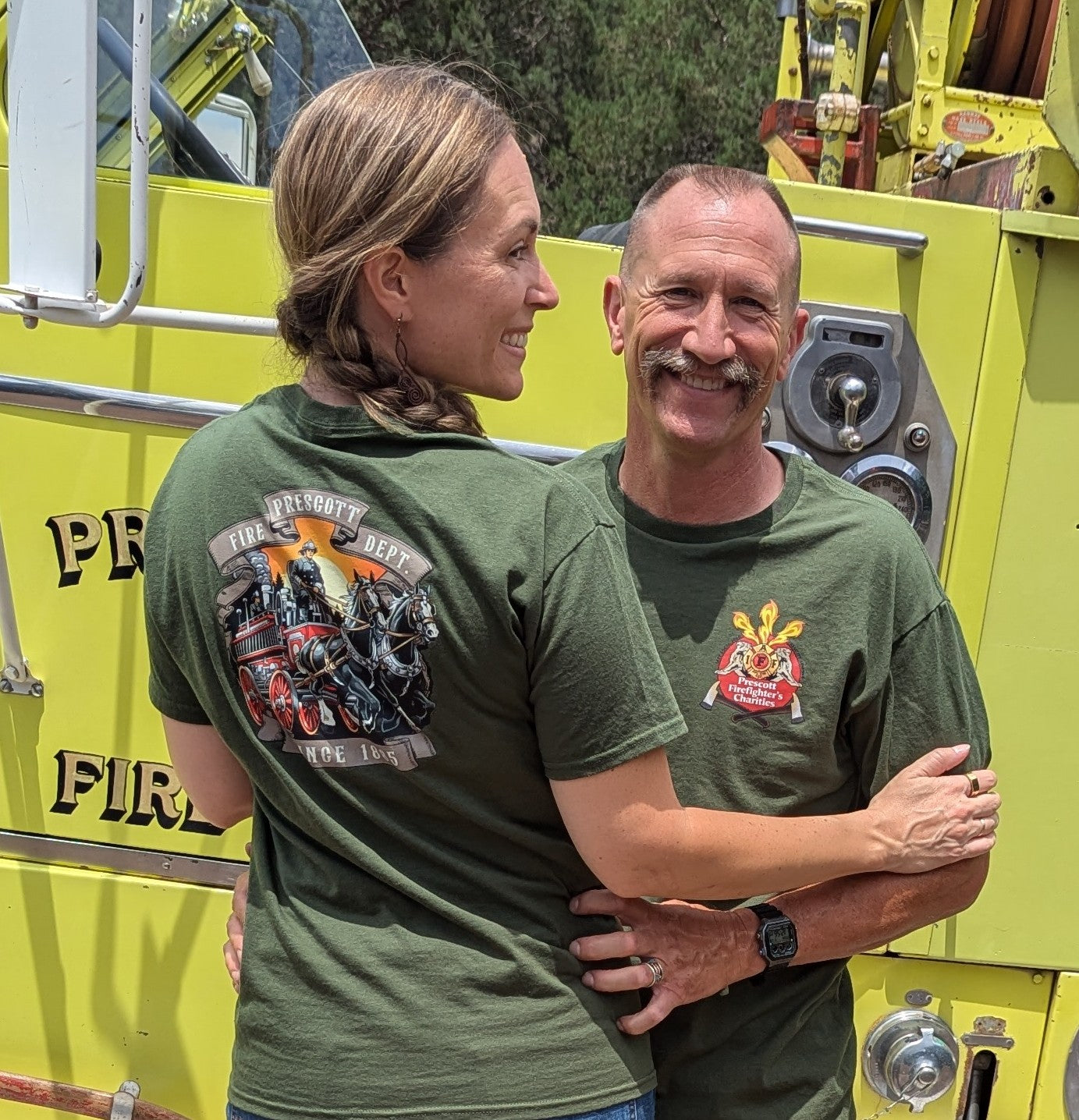 Prescott Fire 1885 & PFFC Adult Short-Sleeved Tees